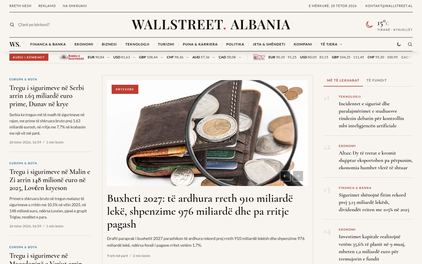 WallStreet.al — wallstreet.al